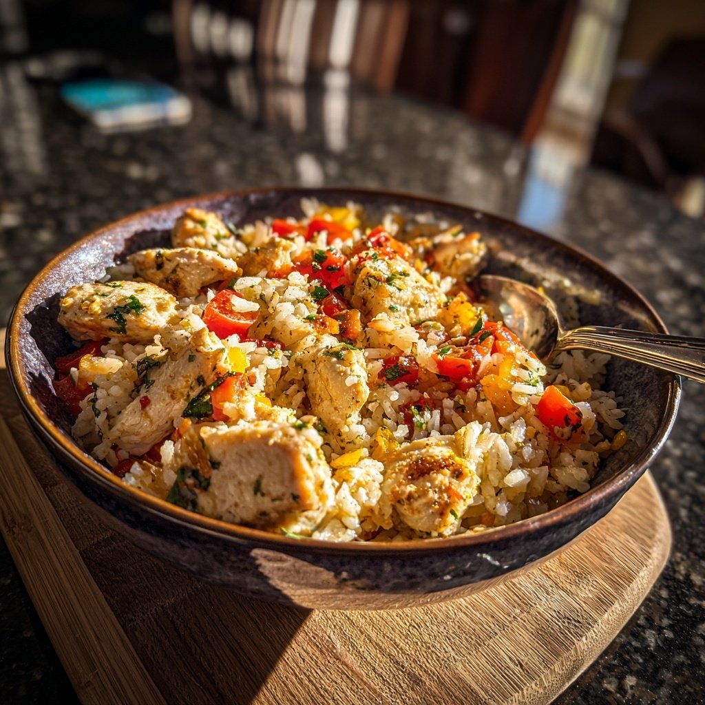 Mediterranean Chicken Rice Plate