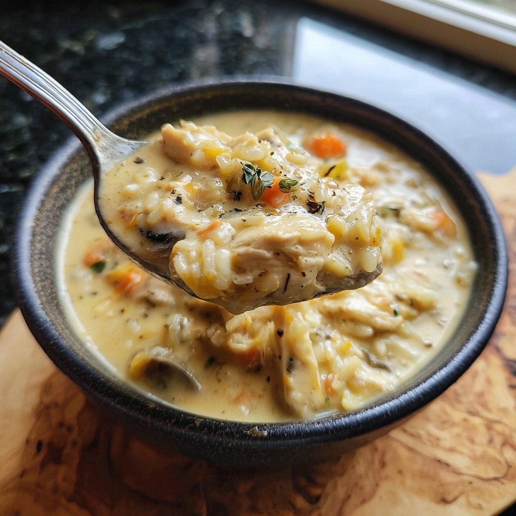 Creamy Chicken Rice Soup