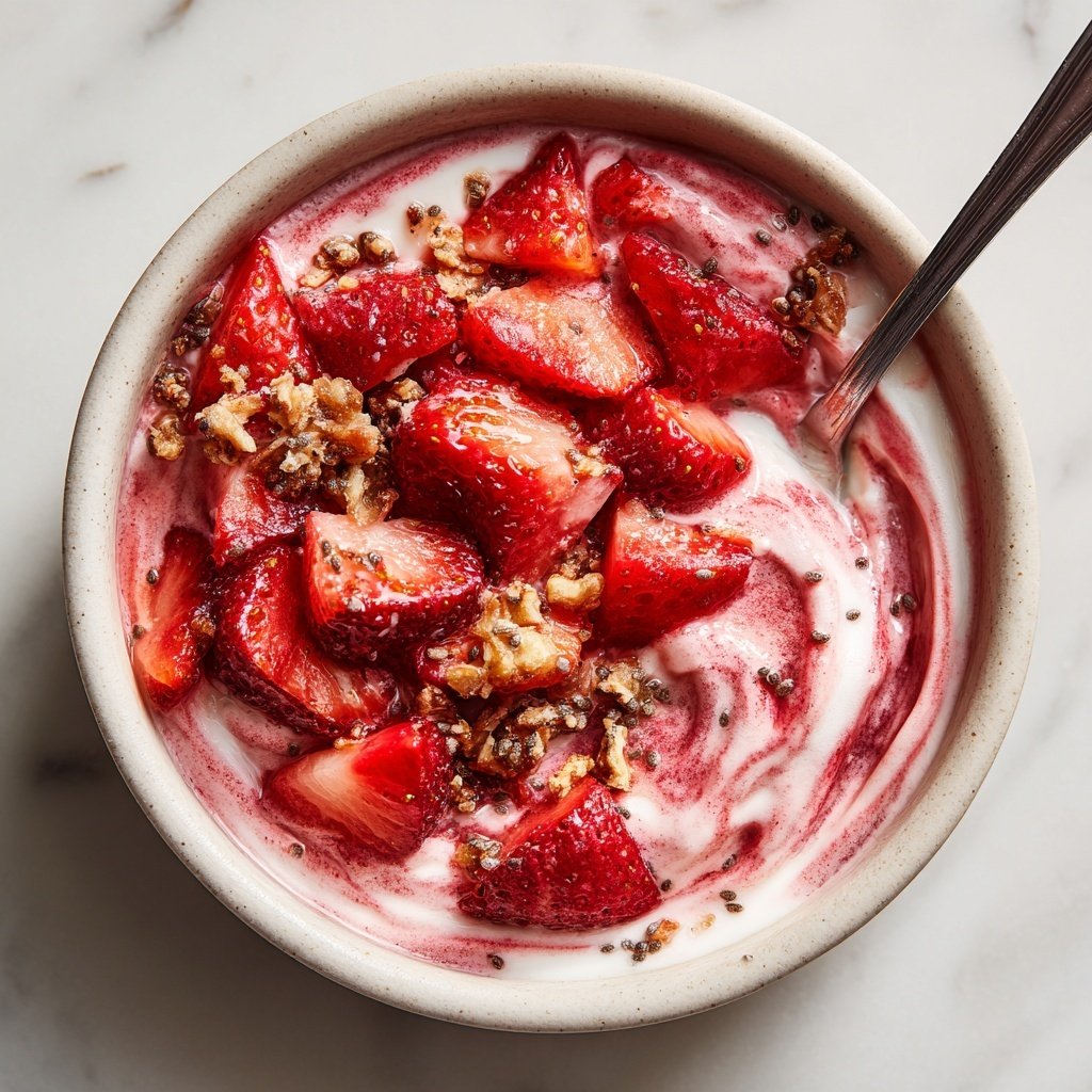 Strawberry Chia Yogurt Snack Swirl