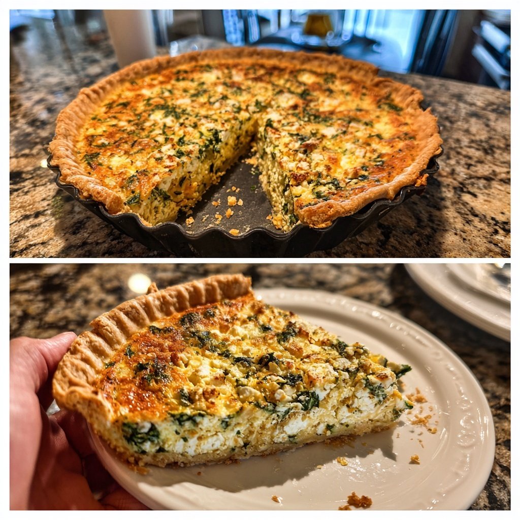 Spring Brunch Spinach And Feta Quiche