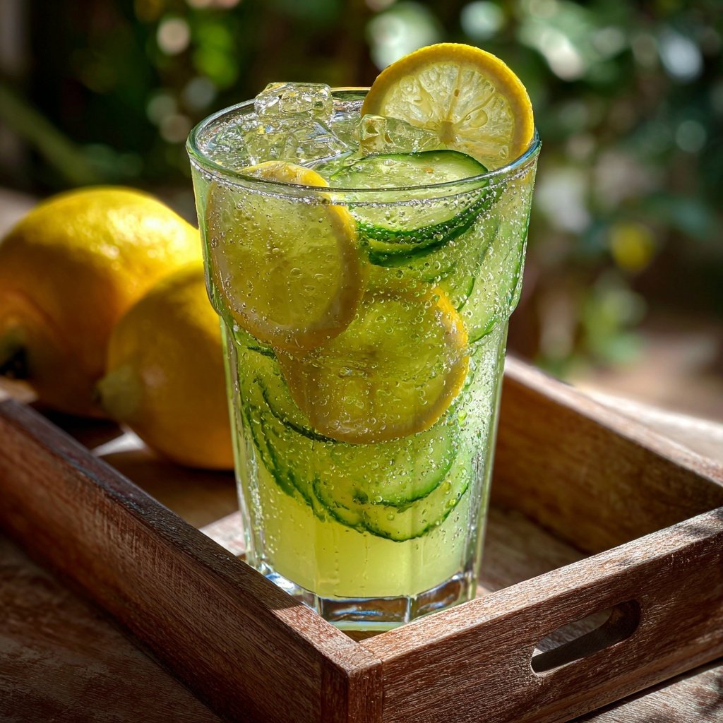 Spring Lemon Cucumber Refresher